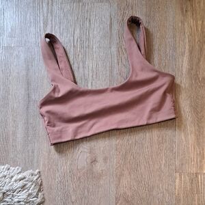 GAP Fit Recycled Brown Sports Bra